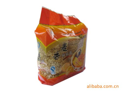 香麦鲜蛋面 袋装 630克 大圆面饼非油炸煮面方便面 金