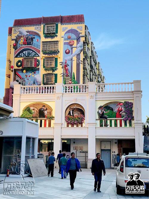 珠海最大3d壁画—来魅力壁画村即将试业!万氏兄弟出品