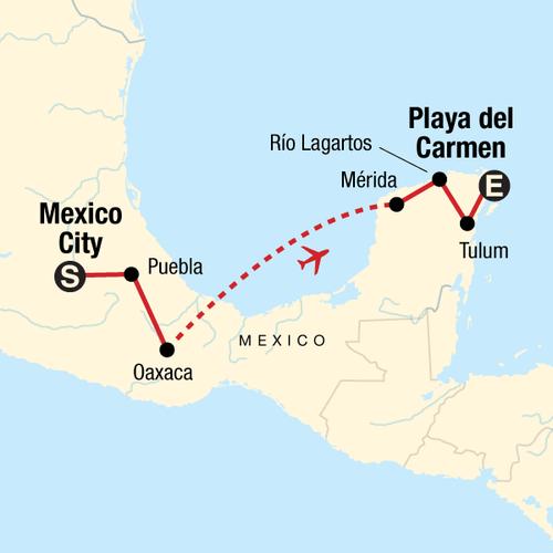 cities, cuisine & ruins itinerary day 1mexico city arrive at