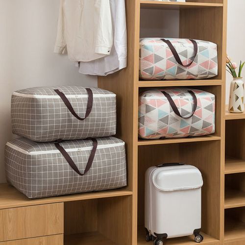 妙爱大号衣服收纳袋棉被子家用整理袋打包袋子搬家手提衣物行李包