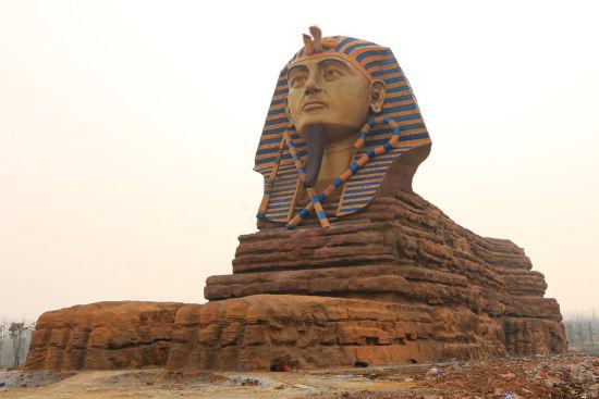 安徽滁州现山寨狮身人面像