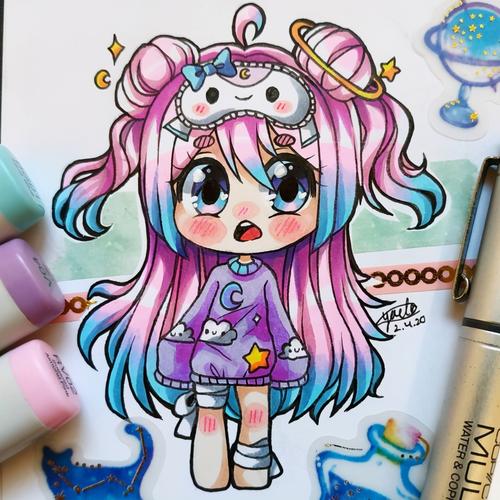 马克笔动漫手绘人物有哪些画法教程?