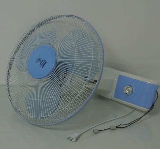 全新库存钻石牌壁扇 16寸 b-3 蓝色 挂墙电风扇图片_4