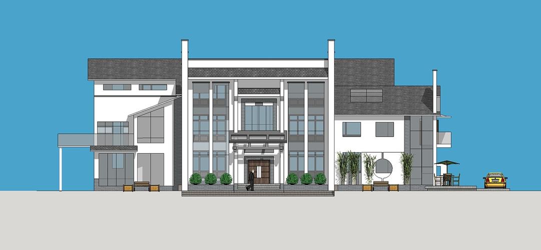 某会所建筑方案设计