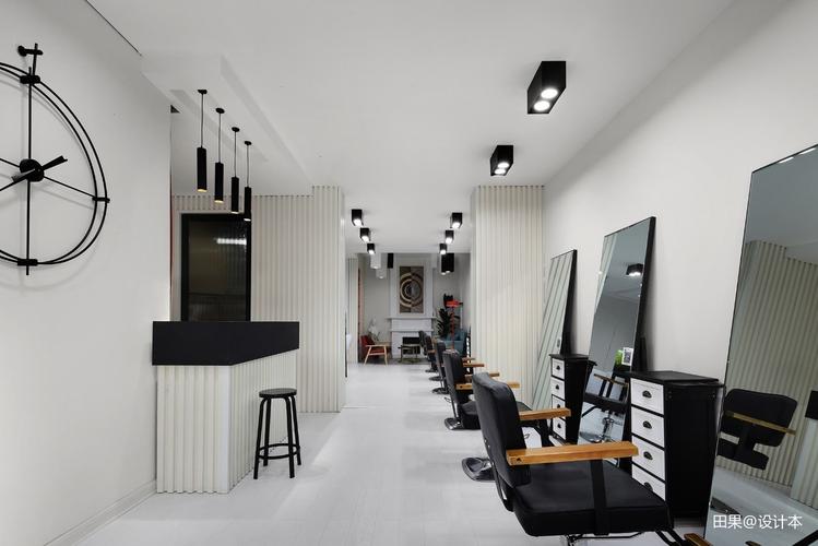 普通理发店装修图