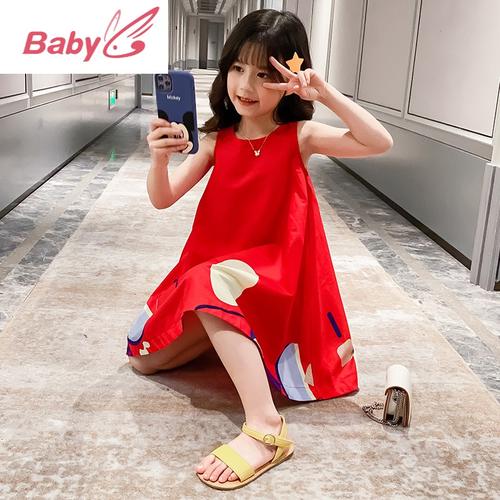 suntek女童连衣裙夏装2021新款童装小女孩小仙女公主裙洋气儿童夏季