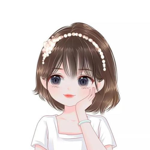 美丽又俏皮的卡通女生微信头像!独一无二的?