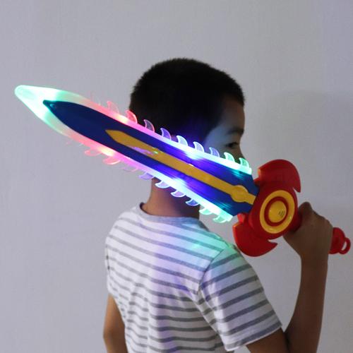 发光玩具剑大宝剑闪光青龙偃月刀武器模型玩具刀兵器男孩礼物优惠券