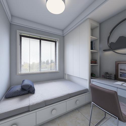 作品介绍: 本作品是对3室2厅2卫户型设计的european风格装修效果图