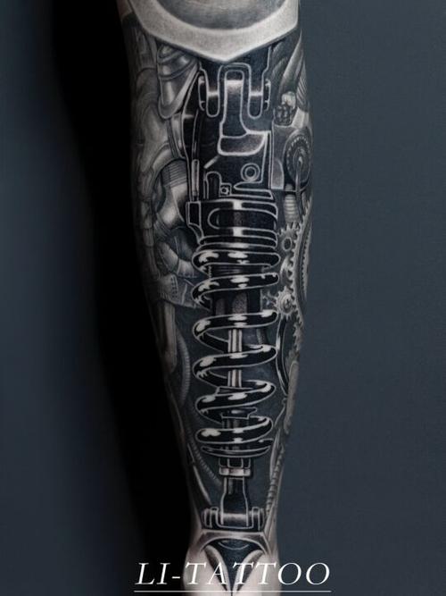 全腿花腿纹身图案大全