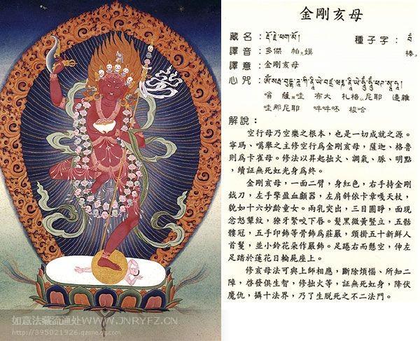 照片名称:金刚亥母,所属相册:诸佛菩萨