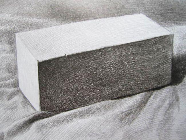 零基础素描教程分步骤讲解长方体素描画法简单易学快学习