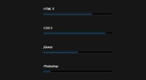 9个html5进度条告诉你:"炫"无处不在