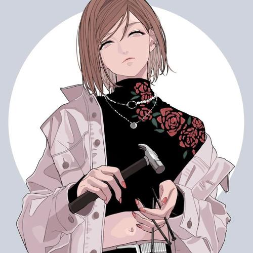 "咒术回战"钉崎野蔷薇 又帅气又沙雕又可爱的钉崎