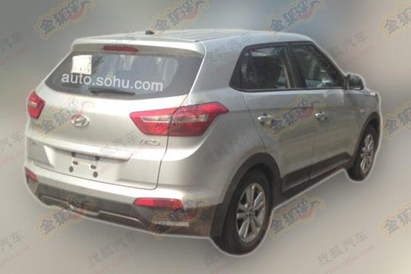 国内动态 现代ix25手动挡车型曝光 将10月10日上市   车身尺寸方面