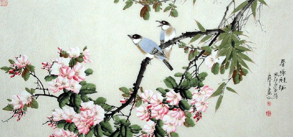 简单花鸟画图片大全