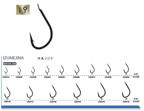 上黑进口鱼钩 日本ryobi利优比-伊豆鱼钩 日本造中国包装鱼钩批发