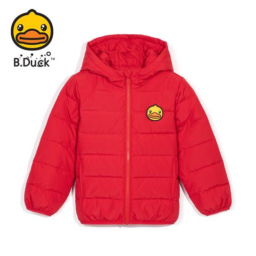bduck小黄鸭儿童白鸭绒外套2020冬季新款男女童保暖羽绒服羽绒衣