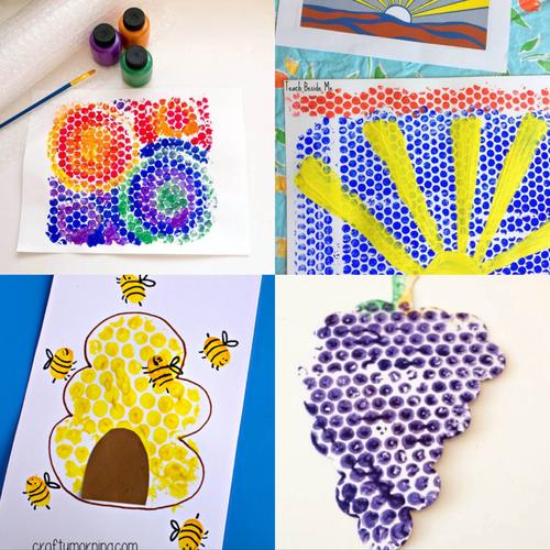 神奇气泡膜——东浦星颖幼儿园大二班"变废为宝,创意手工"