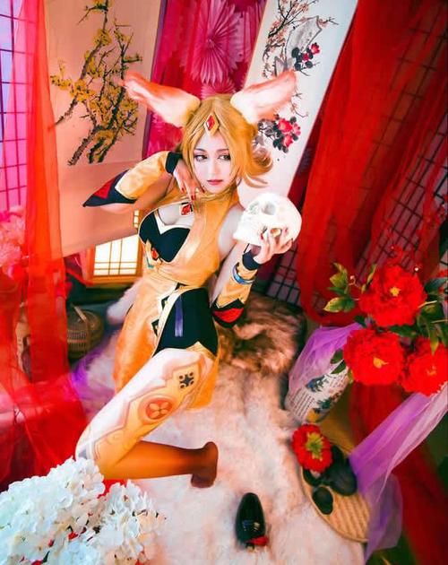 性感美女cos王者荣耀妲己妩媚撩人写真图(8)