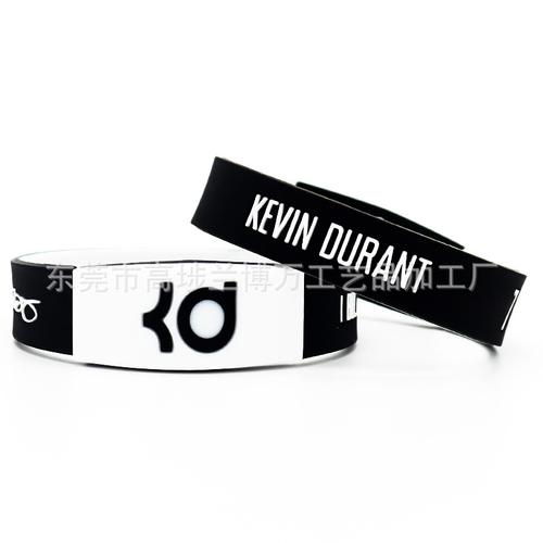 篮网队杜兰特纪念款篮球kd手环kevin durant篮球夜光nba手环