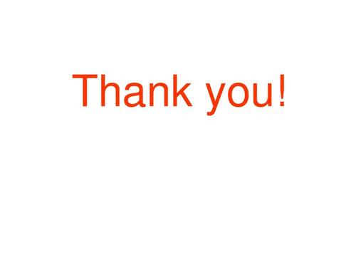 thank you!