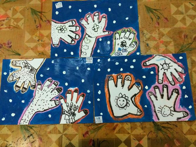 钟一幼儿园大班美术活动《能干的小手》