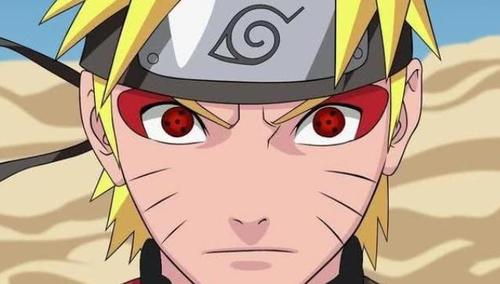 假如鸣人有了写轮眼,看起来超帅气,白眼也不错