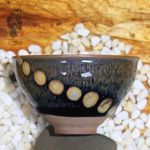 建盏大师吕竹兴旋风盏
