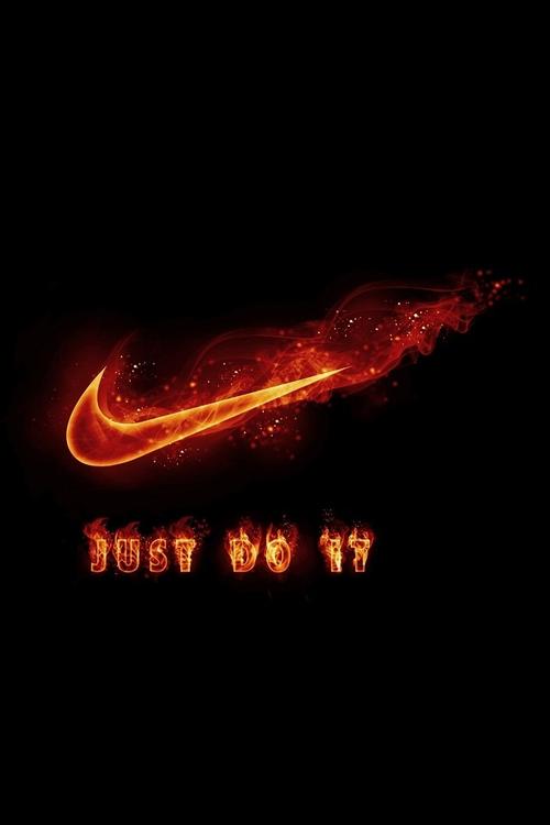 创意设计耐克标志高清手机壁纸