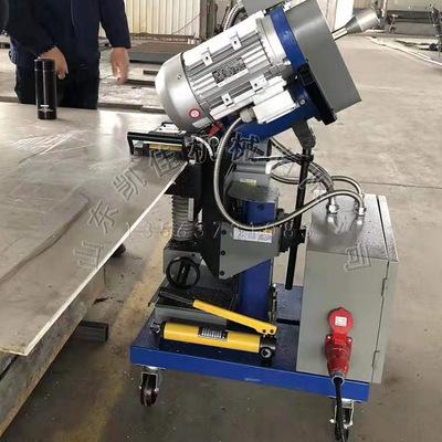 自走式平板坡口机 自动行进钢板铣边机 25度45度坡口 钢板角度