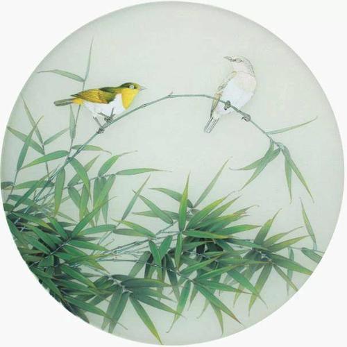 【国画】工笔《翠竹相思》步骤画法