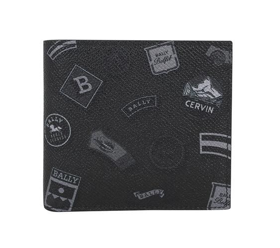正品bally/巴利男包 新款logo印花卡包 brasaibm男士短款钱包ss_7折