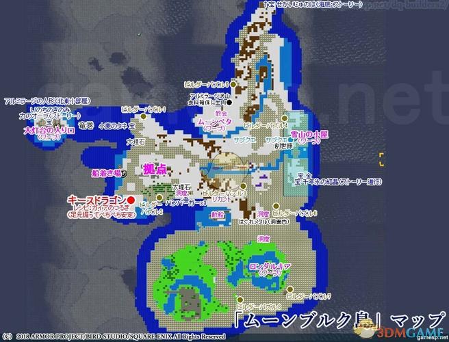 勇者斗恶龙建造者2战斗岛全地图一览