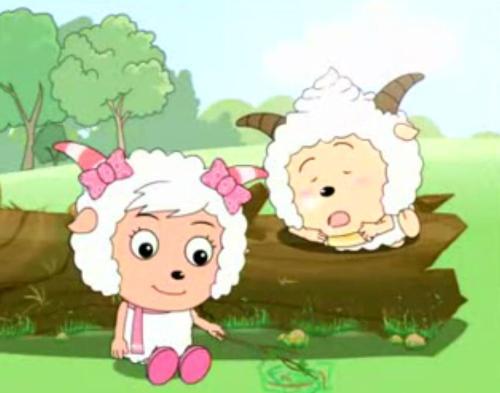 截取其中睡觉的懒羊羊吧或者把美羊羊画进去也行!