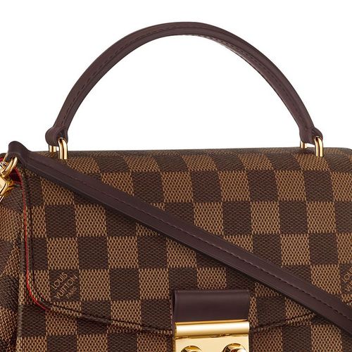 louisvuitton路易威登女士棕色棋盘邮差包n53000