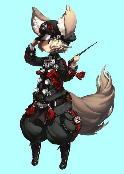 动漫式的有狼耳朵的少年图片, (要可爱系)