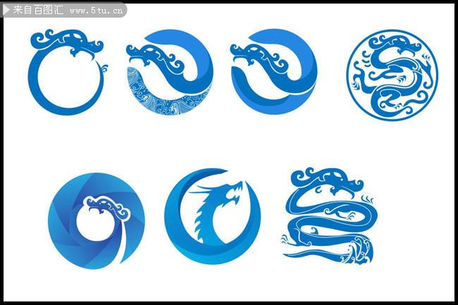 龙图腾花纹矢量素材