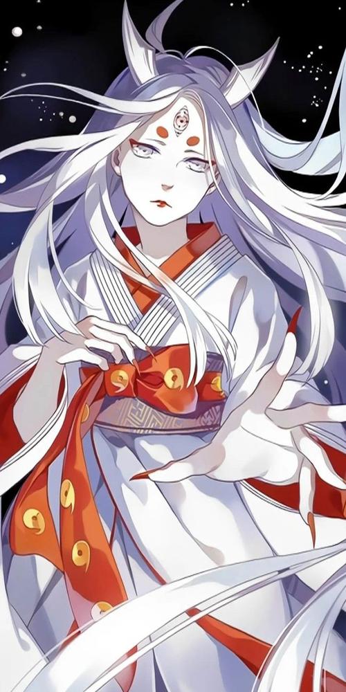 动漫壁纸火影忍者大筒木辉夜姬手机壁纸我是查克拉之祖