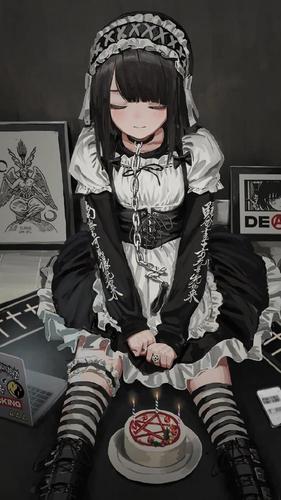 今日黑暗系哥特风少女已上线