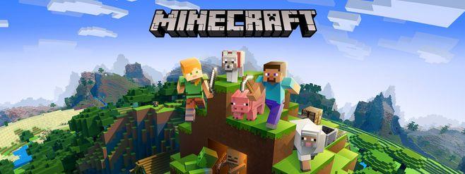 基于"大一统版本"的 minecraft 新版宣传图 .