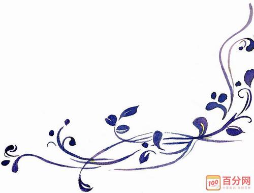 好看优秀的唐诗宋词黑板报内容图案花边图片