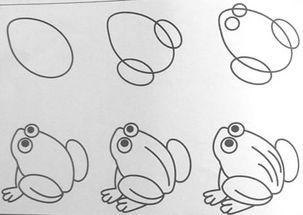 蝌蚪变青蛙简笔画手抄报 简笔画手抄报-蒲城教育文学网