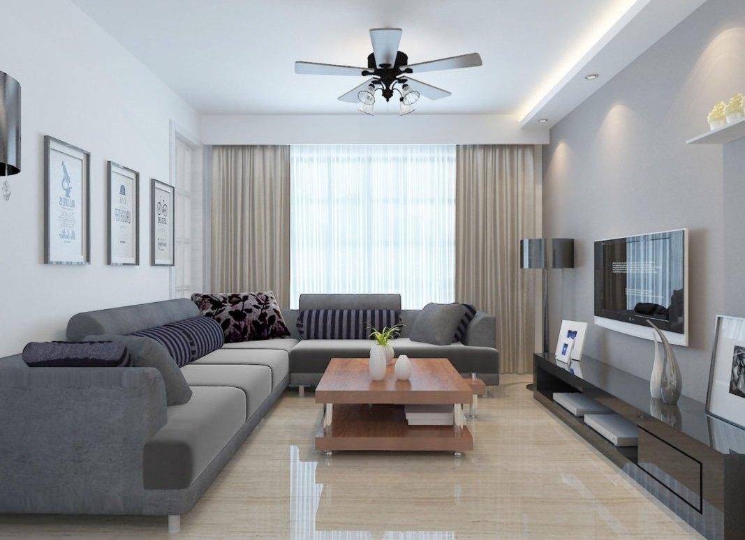 现代简约风格客厅家具室内装饰设计效果图片