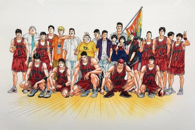 灌篮高手剧场版电影宣传海报流出湘北vs山王工业