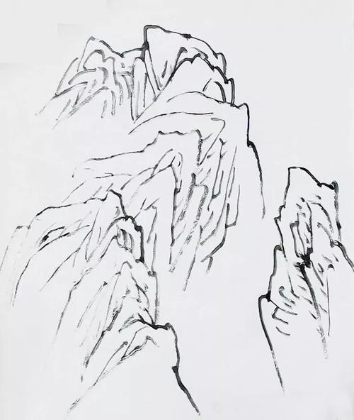 岭和峰的区别简笔画