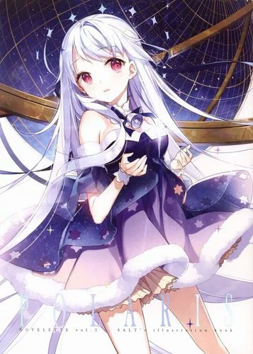 二次元#手机锁屏壁纸#白发动漫女生#紫衣血…-堆糖