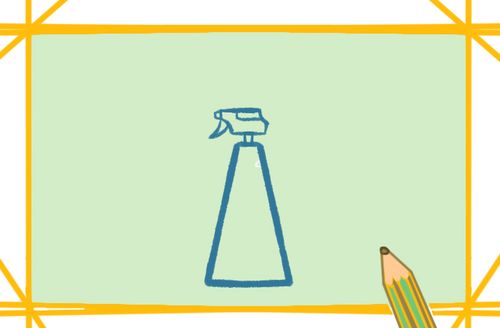 好看的喷雾瓶上色简笔画图片教程步骤