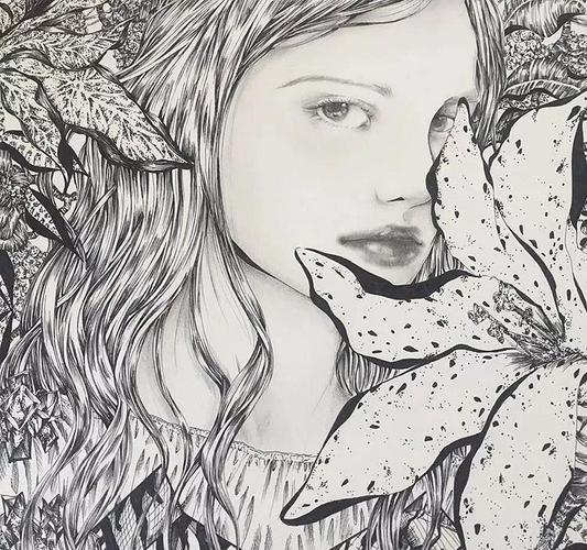 这样的精美的艺术绘画线搞,是多少自学爱好者的痛点