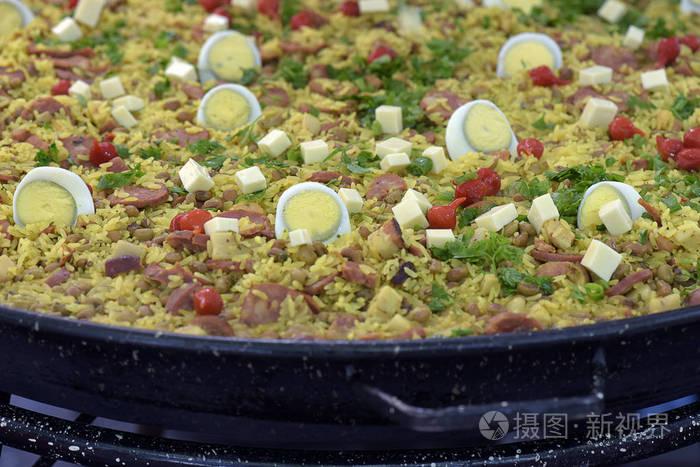 巴西菜东北地区典型的以大米煮成的豆类为基础的菜肴